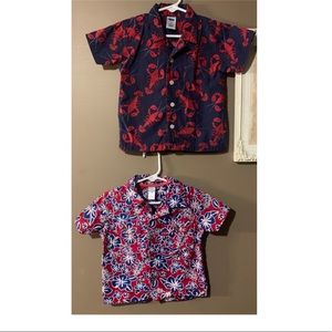 🔥 SOLD 🔥 Toddler Hawaiian Summer Shirts